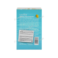 Sadoer Ополаскиватель для полости рта освежающий с экстрактом манго 10 мл x 20 шт