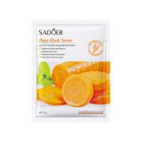 Sadoer Тканевая маска для лица Plant mask series увлажняющая с экстрактом моркови 25 г