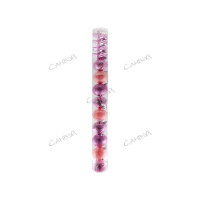 DVL Набор елочн.украшений шар,звезды розовый 6см пластик Palmary 13предм. / 60шт / 6ADIE13-6cm/pink