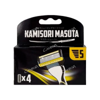 Kamisori Masuta Сменные кассеты для бритья 5 лезвий 4 шт