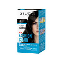 Studio professional Fashion Color краска д/волос кремов. 1.0 черный до 8 нед. 115мл 1шт карт./уп / 6