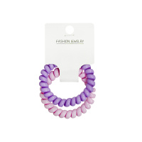 Набор резинок для волос пружинки 4 см 2 шт