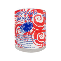 Амурский бархат Туалетная бумага однослойная серая 50 м