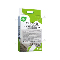 Clean+ Наполнитель бентонитовый для кошачьего туалета с ароматом яблока 10 л