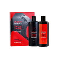 NEW! DC Urban Sport Набор 2пр. муж (гель д/душа*250мл+шампунь*250мл) 1уп. / 24шт / 415315