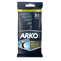 ARKO Бритвенный станок одноразовый Pro2 2 лезвия 5 шт