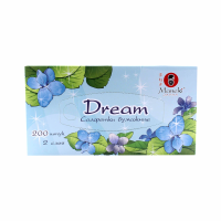 Maneki Бумажные салфетки для быта Dream двухслойные 210x196 мм 200 шт