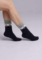 Clever Женские носки Д2342П темно-синие р23 1 пара