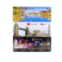 Салфетки бум. д/быта MANEKI Dream 2-х слойн. 250 лист бел. карт./уп 8*22*12см / 54шт / 54809 / 22072