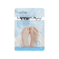 Sadoer Тканевая маска для ног отшелушивающая с экстрактом козьего молока 35 г