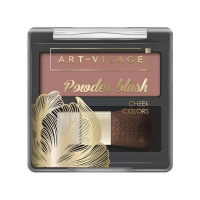 Art-Visage Румяна компактные с кисточкой Powder Blush тон 303 Cacao 3,8 г
