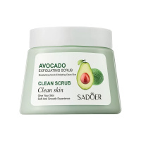 Sadoer Отшелушивающий скраб для тела для всех типов кожи с экстрактом авокадо 250 г