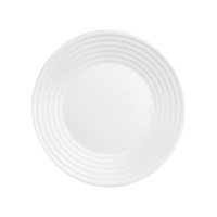 Тарелка десертная Вэйв белая, стеклокерамика 19 см