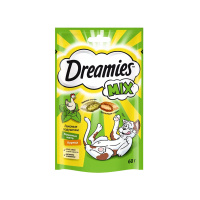 Dreamies Лакомство для кошек Подушечки с курицей и кошачьей мятой 60 г