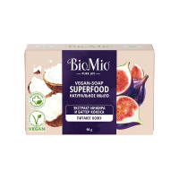 Bio-Mio Мыло туалетное SuperFood Экстракт инжира и Баттер кокоса 90 г