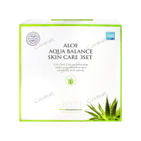 Jigott Набор подарочный Aloe Aqua Balance Тоник для лица 150+30 мл + Лосьон для лица 150+30 мл + Крем для лица 50 мл