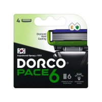 Dorco Сменная кассета Pace6 6 лезвий 4 шт