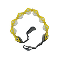 Массажёр д/тела 7 роликов ленточный пластик 106*7.5см в коробке /Арт-RQ-221-18/637888/MU