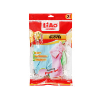 LA Перчатки д/уборки (2 пары) (L) Liao набор латекс микс 1 уп. пакет / 72шт / H130075 / 570908,70908