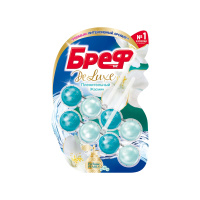 Бреф Подвесной блок для унитаза De Luxe Пленительный Жасмин 2х50 г