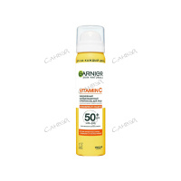 Гарньер Skin Naturals Невидимая Защита спрей вуаль,солнцезащ. SPF-50+ 75мл витам.С д/лица баллон 1шт