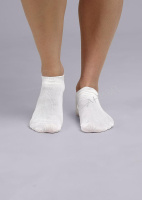 Clever Женские носки Д325 укороченные белые р25 1 пара