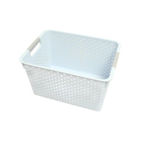 GreenTime Корзина для хранения прямоугольная с ручкой Вязание 31х21.5х18 см