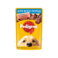 Pedigree Корм влажный для взрослых собак Говядина и ягненок 85 гр