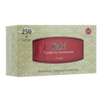 Maneki Бумажные салфетки для быта Kabi двухслойные 210x196 мм 250 шт