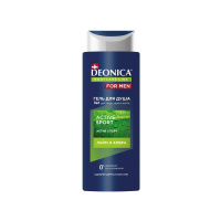Deonica For Men Active Sport гель д/душа 3в1 тонизир. д/в тип.кожи 250мл лайм,амбра 1шт флакон / шт