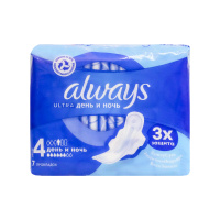 Always Прокладки гигиенические Ultra День и Ночь 7 шт