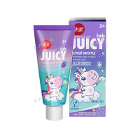Splat Juicy Lab Паста зубная с фтором, детская, 3+, виноград, 55 мл