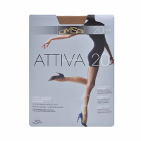 Omsa Женские колготки с массажным эффектом Attiva 20 den Nero размер XL