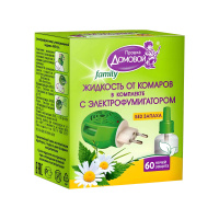 Домовой Прошка Набор Био Family Фумигатор + Жидкость для фумигатора 60 ночей 40 мл