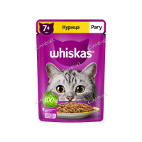 Вискас Корм влажный для кошек Рагу с курицей 75 гр