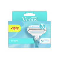 Gillette Сменная кассета Venus Smooth 3 лезвия 6 шт