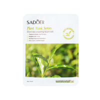 Sadoer Тканевая маска для лица Plant mask series с экстрактом зеленого чая 25 г