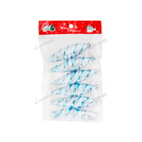 DVL Набор елочн.украшений сосулька голубой 11см пластик Palmary 6шт / 240шт / 11ADC6-E11A/light blue