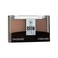 Триумф Brow Style тени компактные д/бровей 2цвет. темнокоричневый и черный бархат т.52 / 12шт / CTEB
