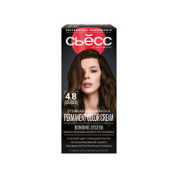 Сьёсс Крем-краска для волос тон 4.8 Каштановый шоколадный 115 мл