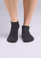 Clever Женские носки Д203 укороченные темно-серые р25 1 пара