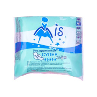Mis Прокладки гигиенические ночные с крылышками Супер софт 10 шт