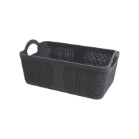 GreenTime Корзина для хранения прямоугольная с ручкой Микс 20.5х12х9.5 см