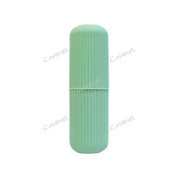 DVL Футляр д/зубной щетки и пасты 19*6см 1 шт туба пластик бирюзовый GT / 200шт / 16593-93 / 447333