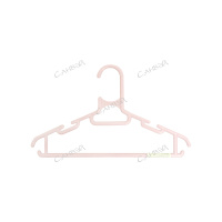 GreenTime Плечики детские пластиковые c перекладиной Микс 28х17 см