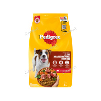 Pedigree Корм сухой для взрослых собак мелких пород Говядина 2 кг