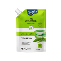 Qualita Средство для мытья посуды Green Tea & Aloe 500 мл рефил