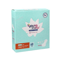 Young Show Прокладки гигиенические ежедневные USA time Multiform Waterlily 15,5 см 60 шт