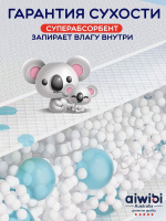 Aiwibi Пеленки детские одноразовые 600х900 мм 30 шт