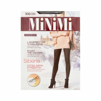 Minimi Siberia Женские колготки с флисом 300 den nero размер M